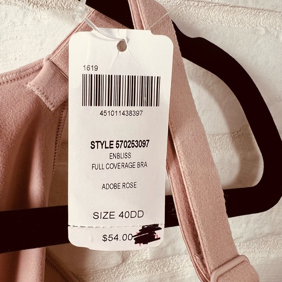 NWT Soma Enbliss Full Coverage Lined Underwire Bra 40DD Adobe Rose Pink #0526 - Picture 9 of 13